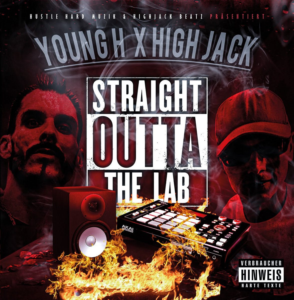Young-H X High Jack straight Outta the lab EP CD Hustle Hard Muzik