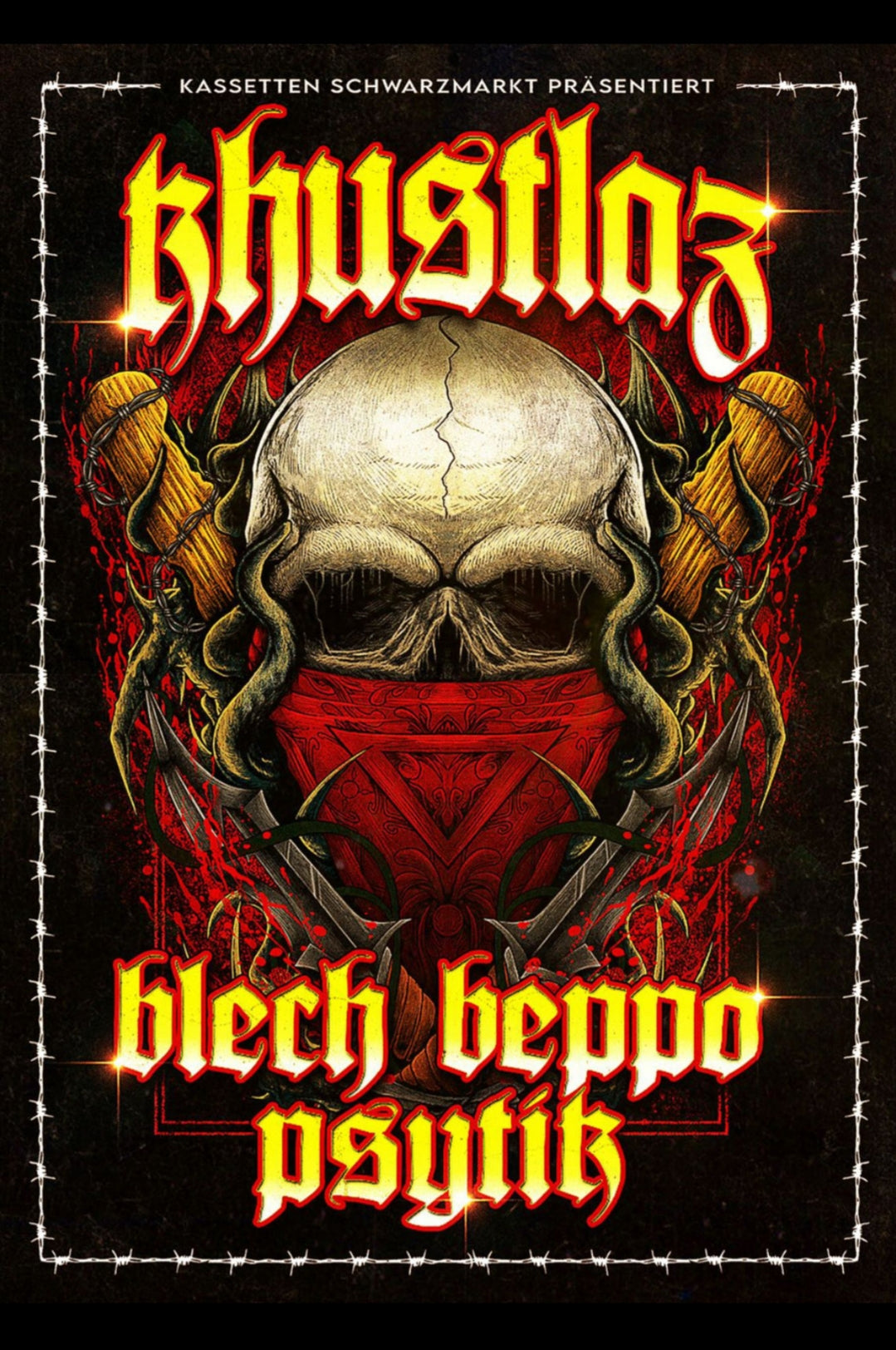 Blech Beppo X Psytik KHUstlaZ Tape limitierte Audiokassette